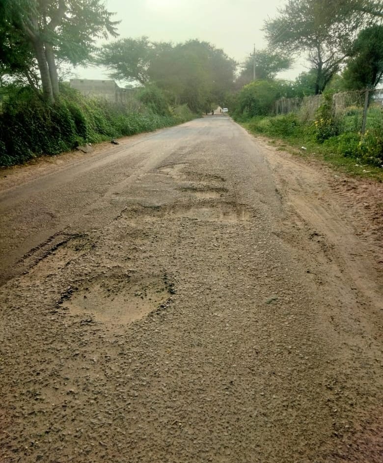 The demand for four lane construction of 40 kilometer long road reached the cabinet minister's court.