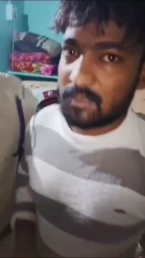 Accused of extortion found locked in a bed box at home, watch video