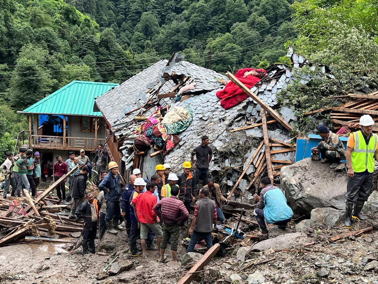 Three bridges on Thaltukhod Garman road damaged, thousands of population affected
