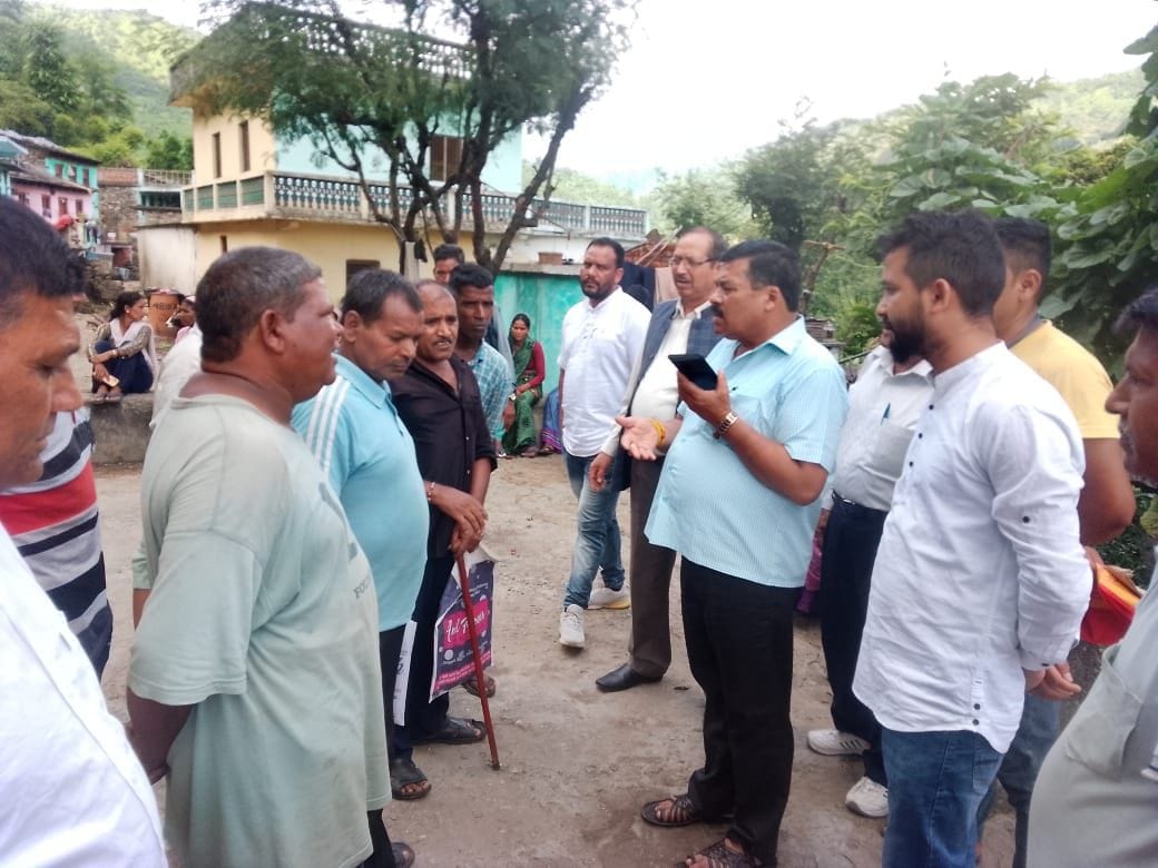 MLA officer visited rural areas of Barakot