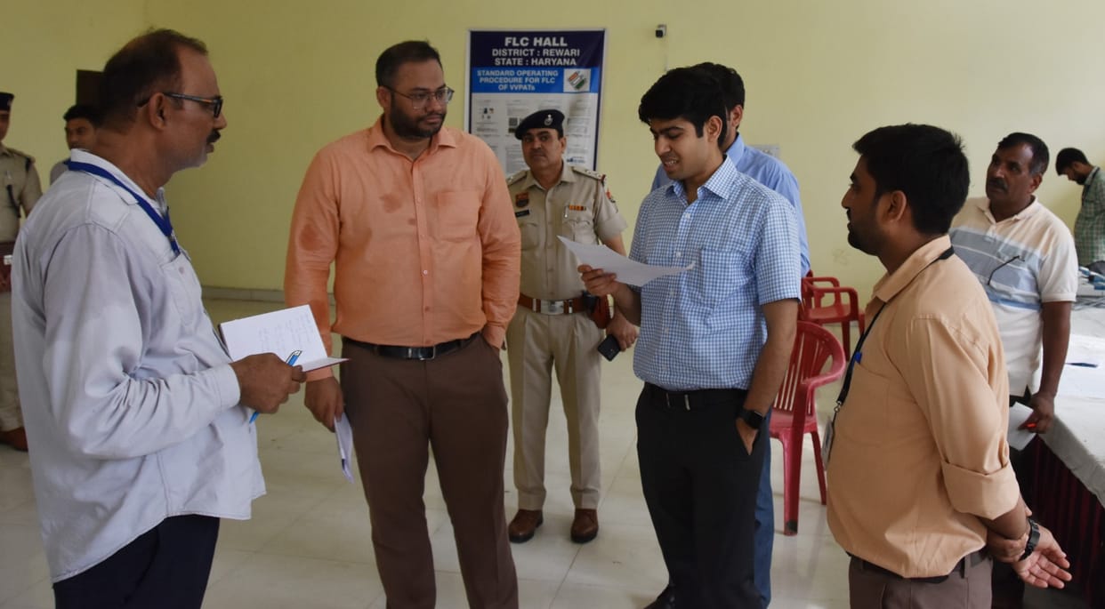 DC inspected EVM-VVPAT warehouse