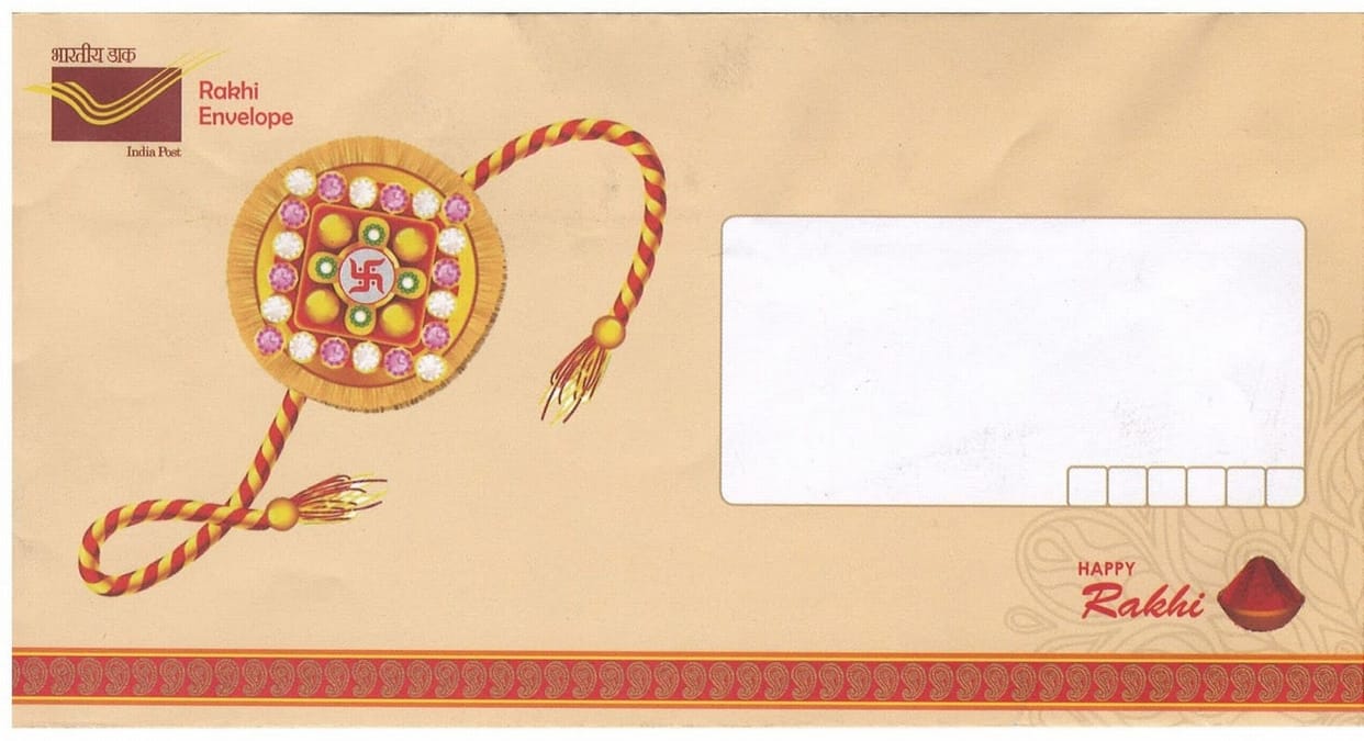 Two thousand envelopes reached post offices for Rakshabandhan