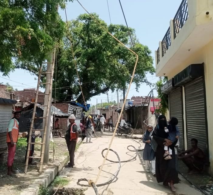 Bunch line laid under revamp scheme, supply disrupted for eight hours