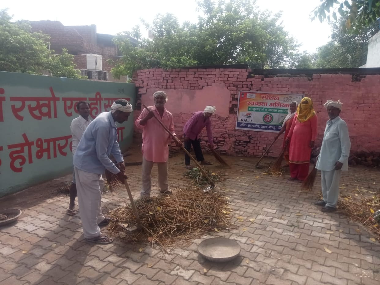 Message of cleanliness spread in four villages