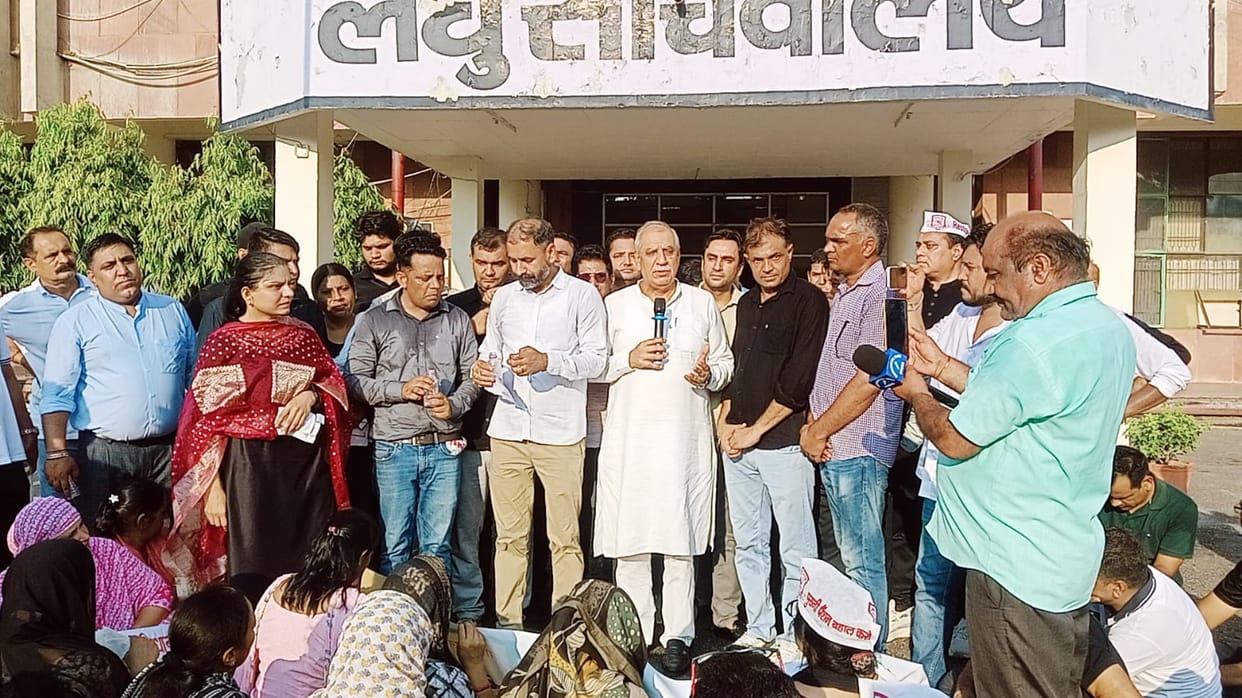 Employees took out protest march for restoration of old pension