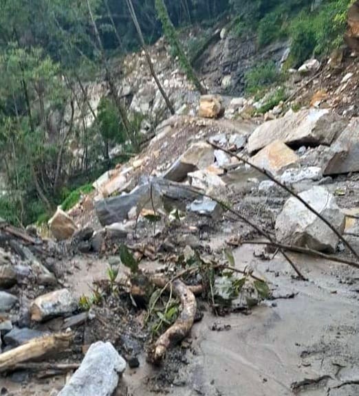 22 border roads closed due to debris and boulders