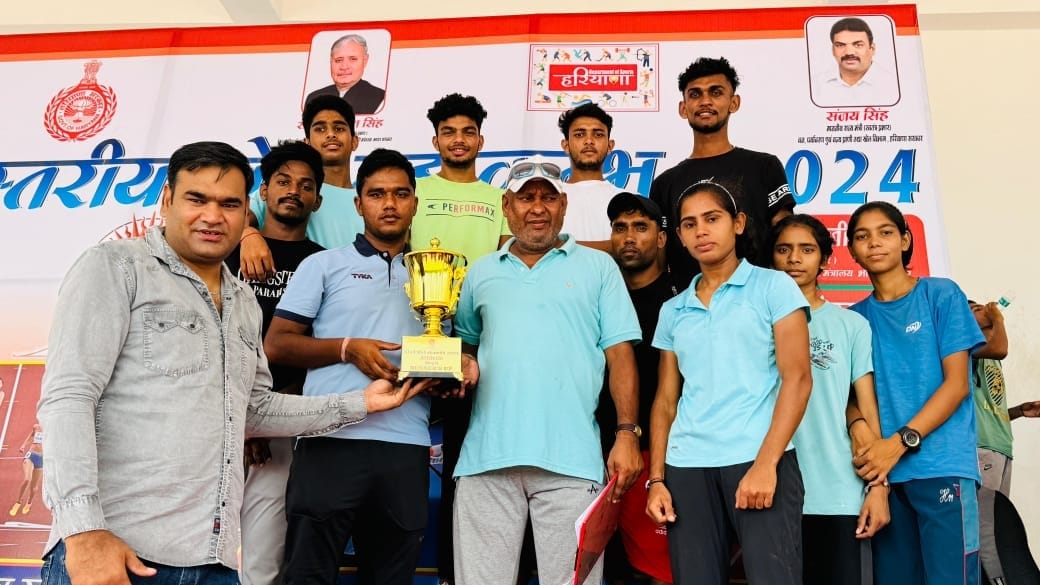 District team was runner up in the athlete competition of state level sports Mahakumbh
