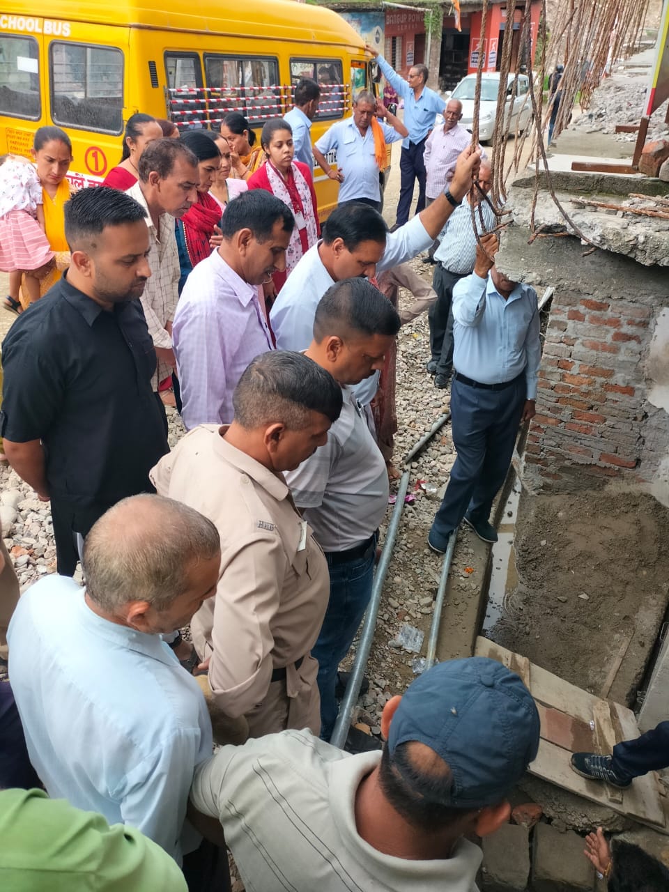Solution to the problem of road to DAV School Touni Devi