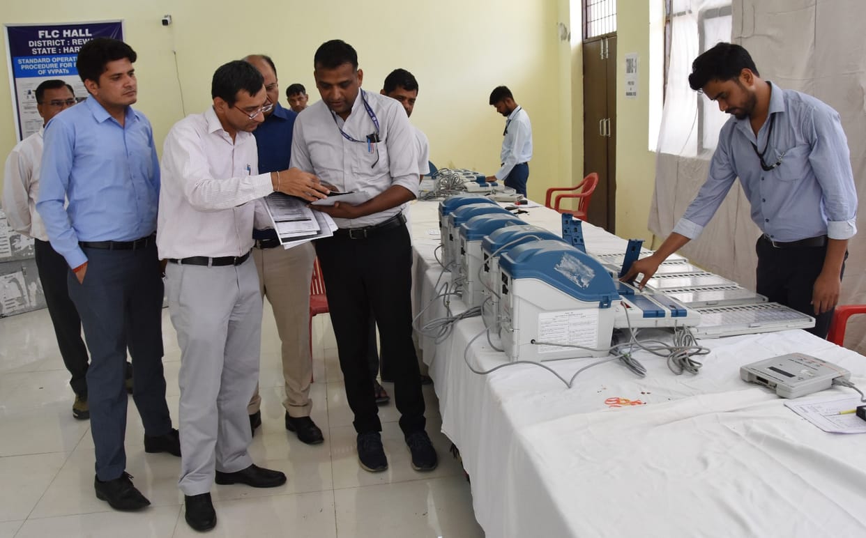 Nodal officer tested the security of the warehouse