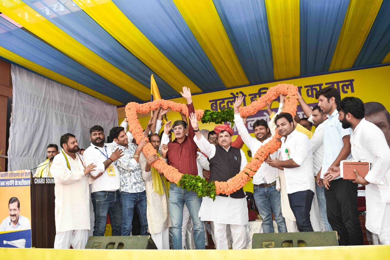 Now Aam Aadmi Party government will be formed in Haryana: Sanjay Singh