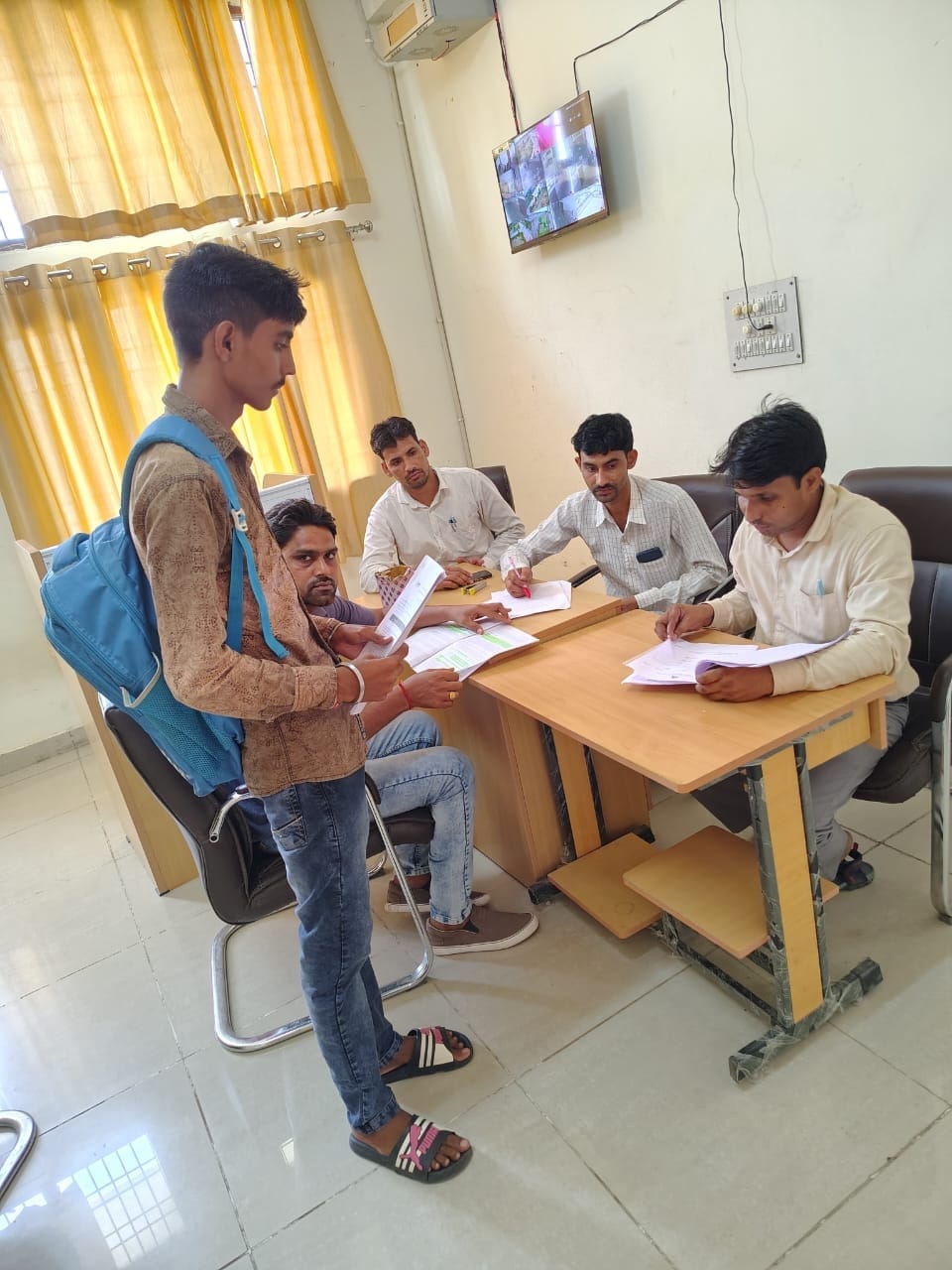 Five students took admission in Government Industrial Training Institute Satnali