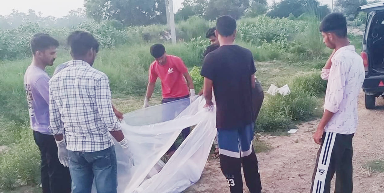 In Tohana, an elderly woman was mauled to death by ferocious dogs.