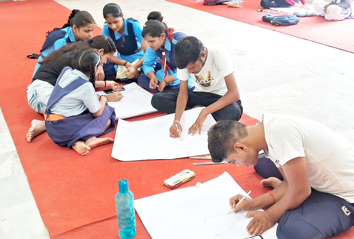 Rajat and Neha were the best in drawing