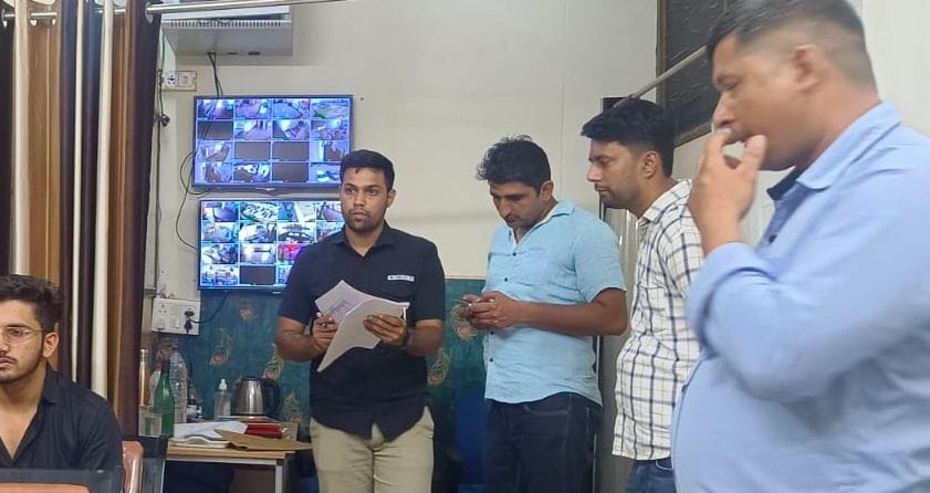 Intelligence wing checked the arrangement of cameras in civil hospital