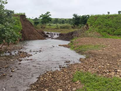 In Agar, water spilled over the standing crops of the farmers