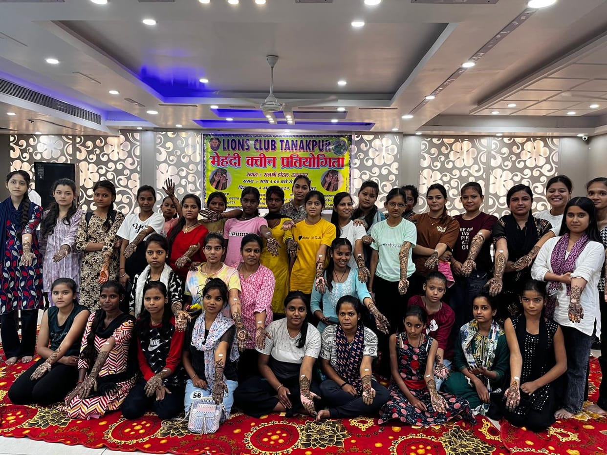 Nikita becomes Mehndi Queen of Lions Club