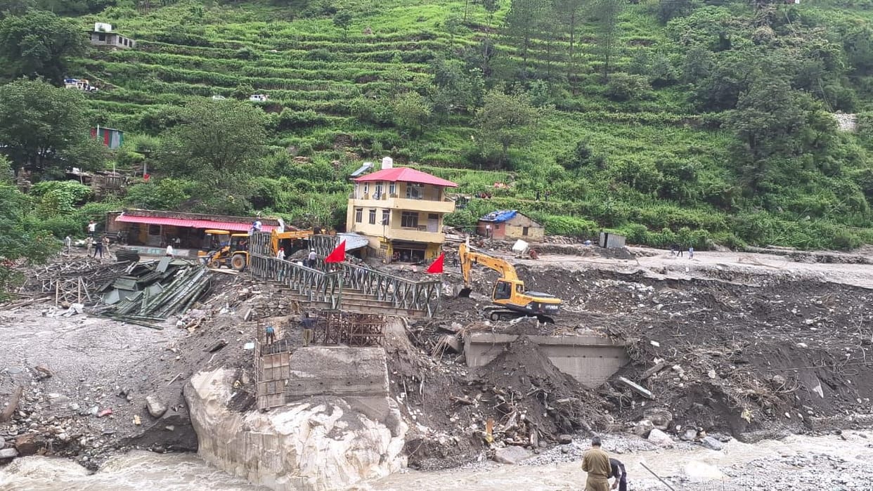 Kurpan Khad, Public Works Department, loss of Rs 12.50 crore due to flood, Rampur Bushahr