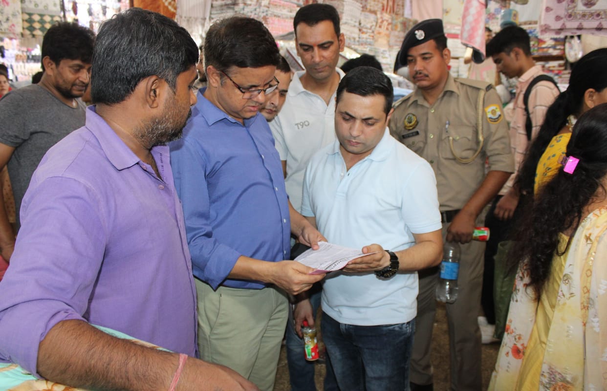 Inspection for information about GST number of businessmen in Chaugan