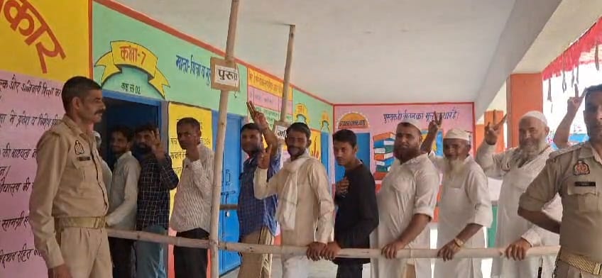 88.81 percent voting took place in the by-election of Mandawar village head.