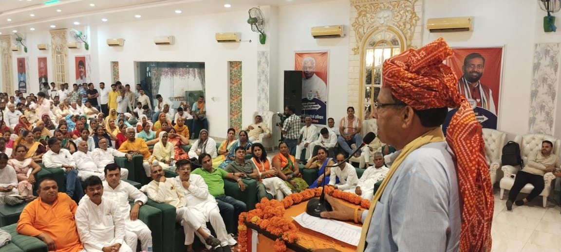 Workers meeting in Bhiwani
