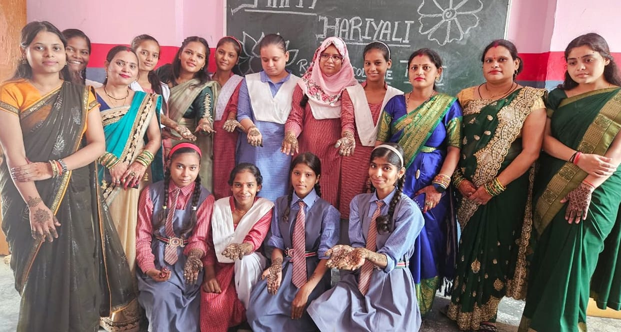 Women celebrated Hariyali Teej by singing Malhar