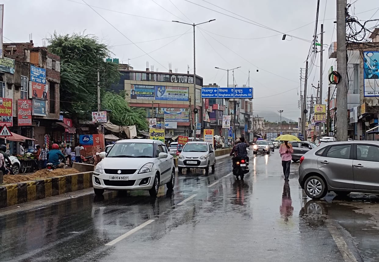 12 mm rain fell in Narnaul, temperature dropped