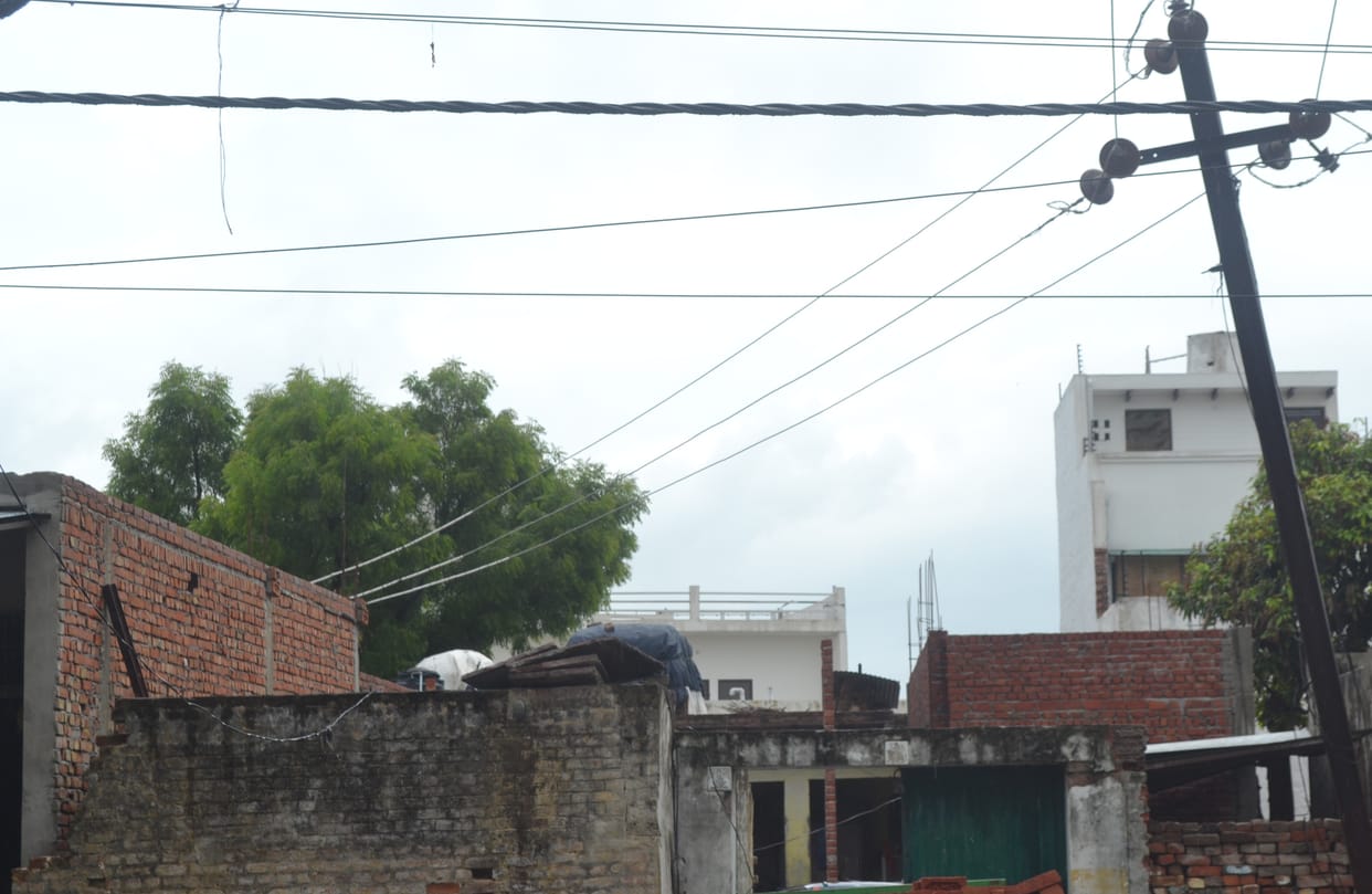Villagers surrounded the electricity workers who came to repair the broken wire and created a ruckus