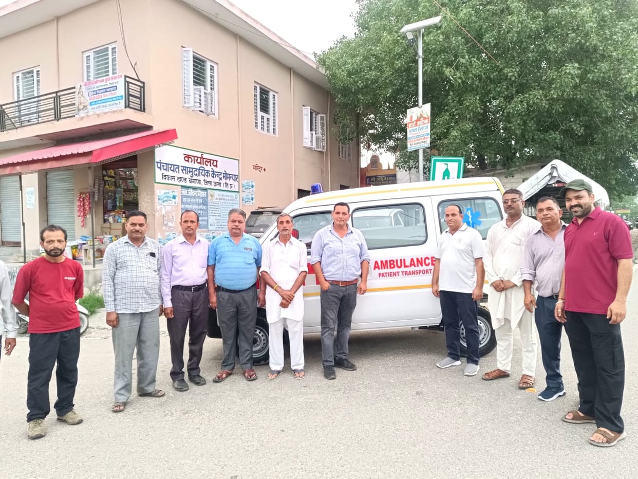 Manav Seva Samiti Khurwain started ambulance service
