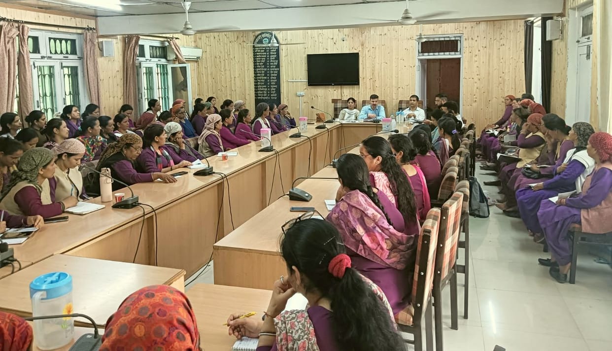 Women and Child Development Project Rampur organized a one-day awareness camp in the Block Committee Hall, Rampur.