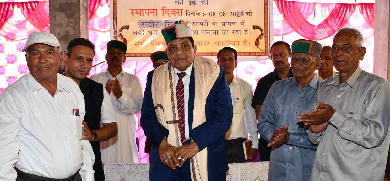 Retired workers and senior citizens should

Guidance of youth: Dr. Shandil