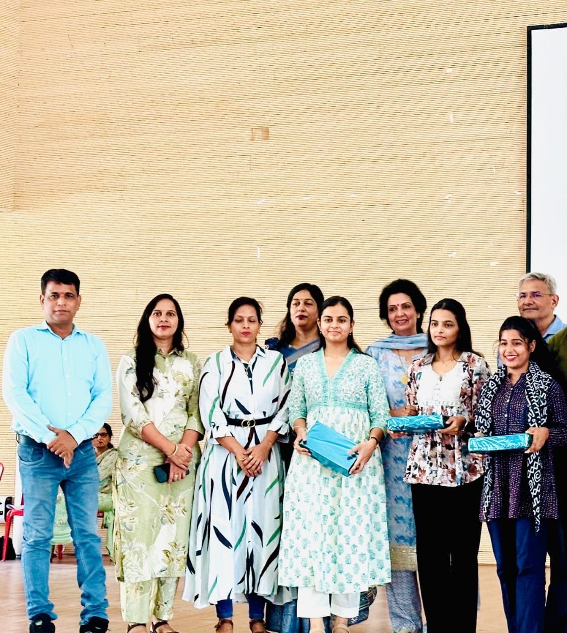 Zoology department students got second and third position in university examination