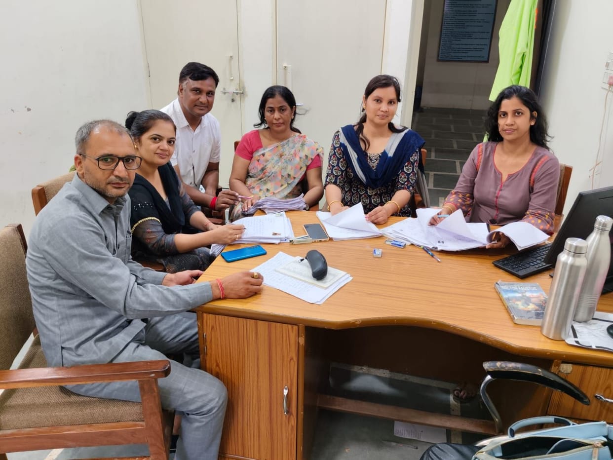 Admissions are being done under physical counseling at college level in the first year of post graduation.