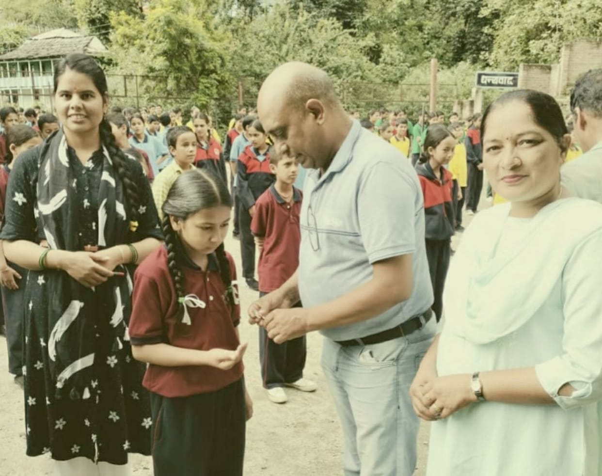 Students made aware on National Deworming Day in Kasholi School