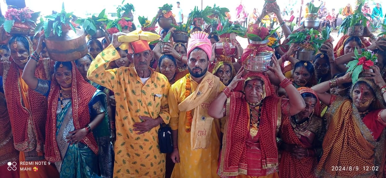 Bhagwat Katha started with Kalash Yatra