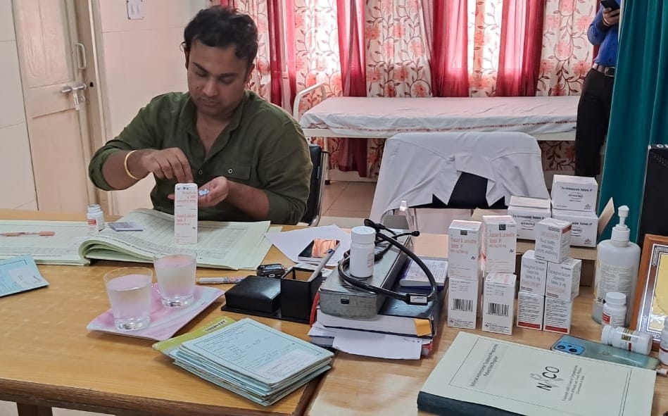 A single doctor is responsible for providing consultation and medicine to 150 patients