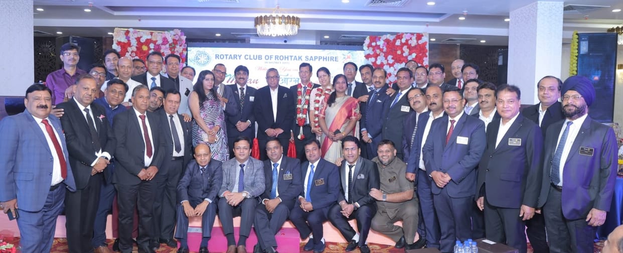 Vinod Jain became the President of Rotary Club of Sapphire