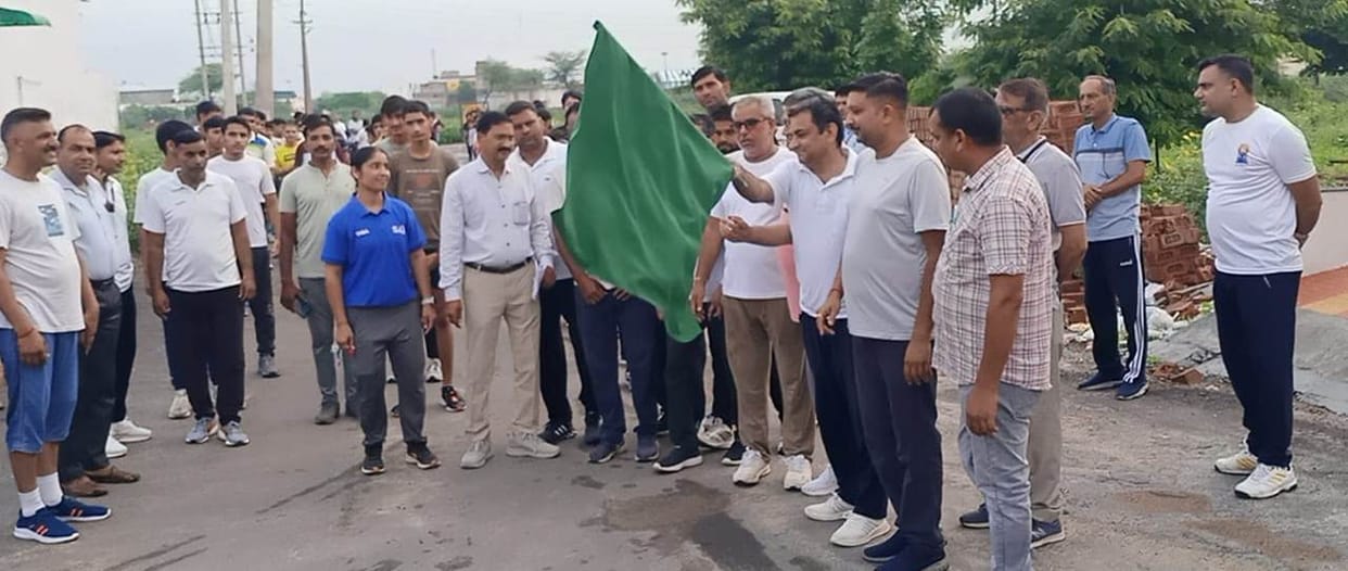 Mock run organized in Kosli before Rewari Half Marathon