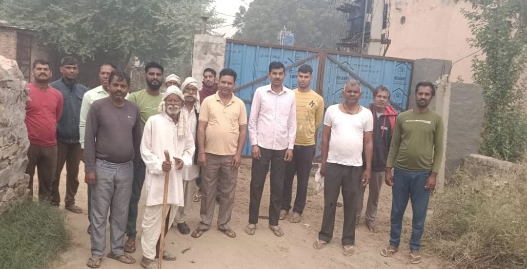 Demand to remove encroachment from the road