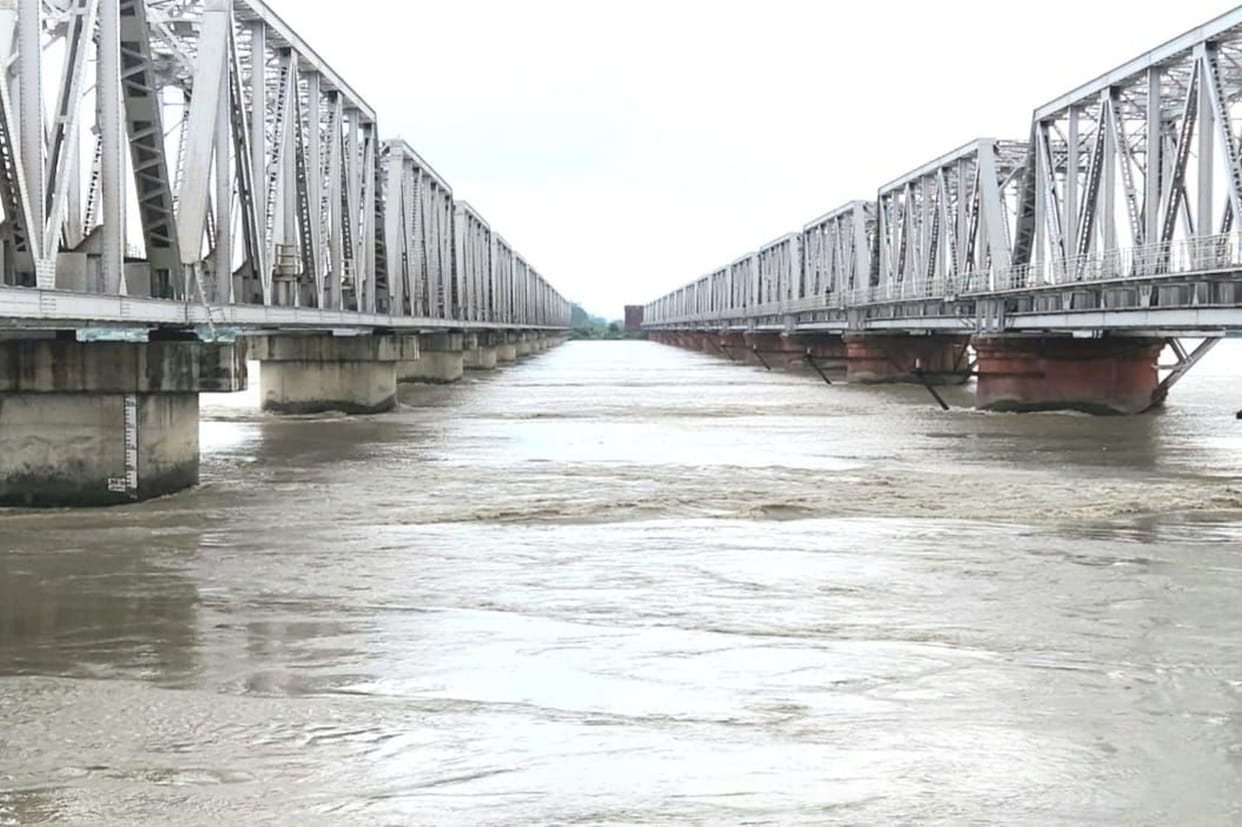 Saryu reached 39 cm above the danger mark