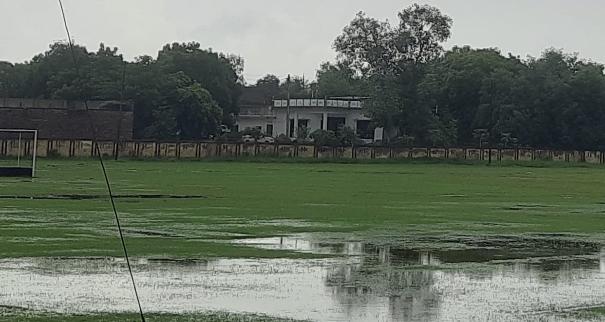 Crores spent, yet the stadium did not get relief from waterlogging