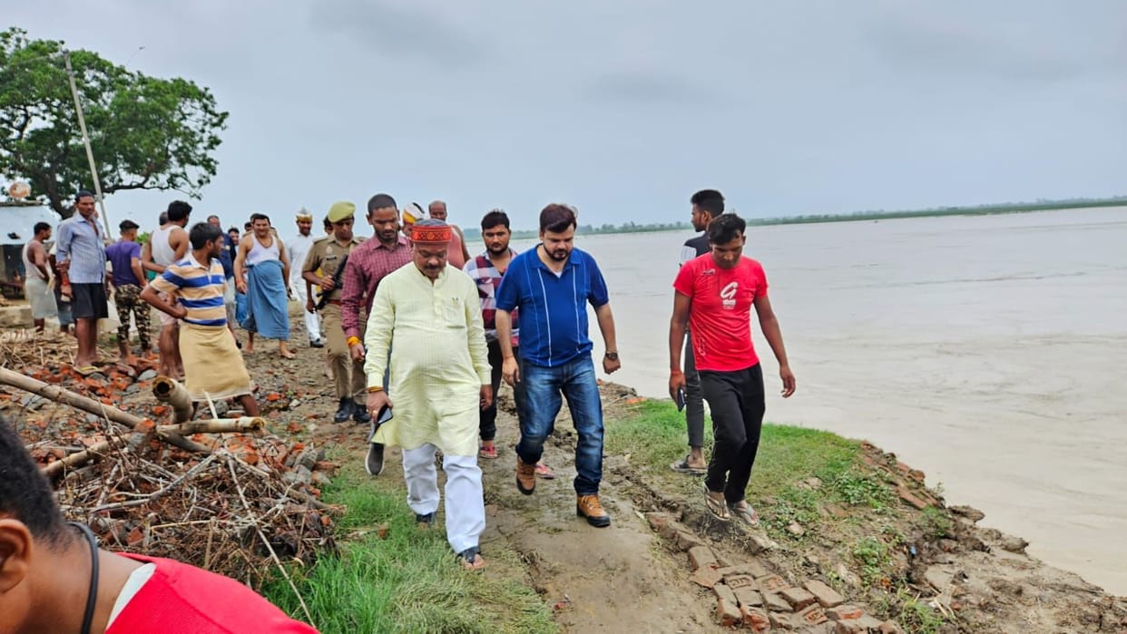 Villagers who were demolishing their houses due to fear of erosion got assurance