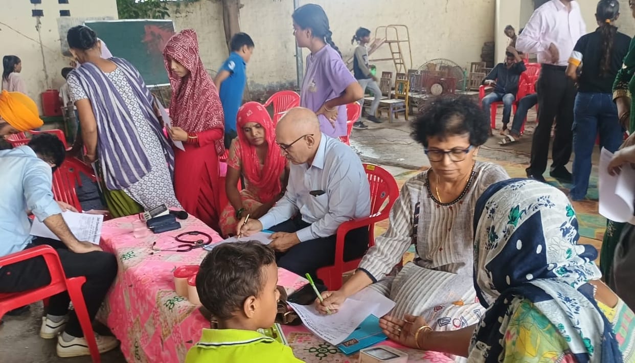 Health check up camp organized in police post