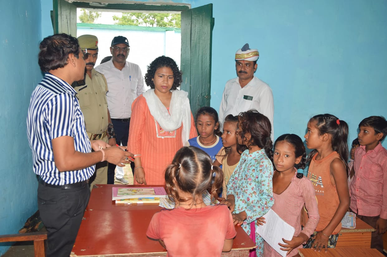 Two teachers, one Shikshamitra absent, salary stopped