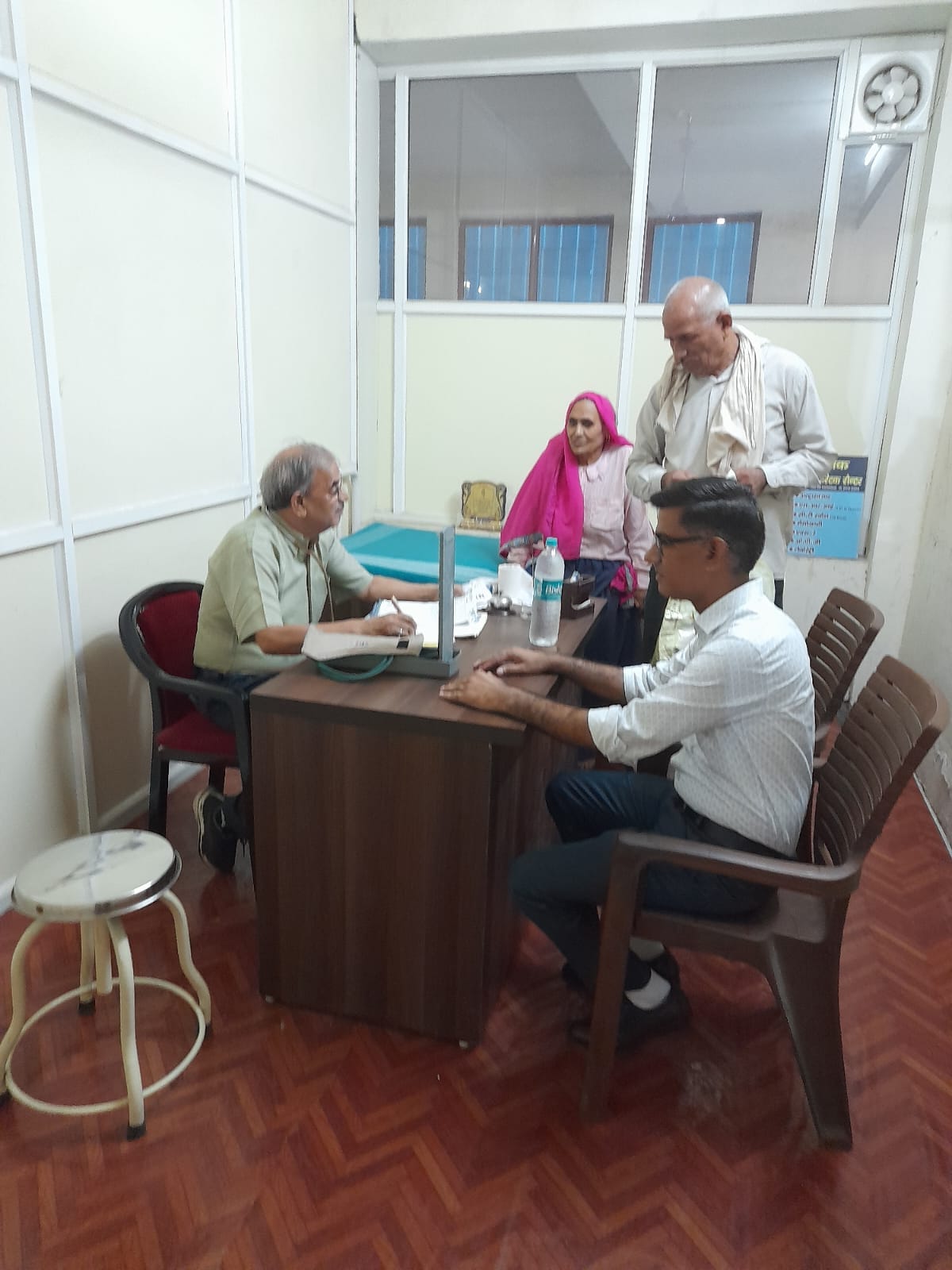82 patients got tested in the camp