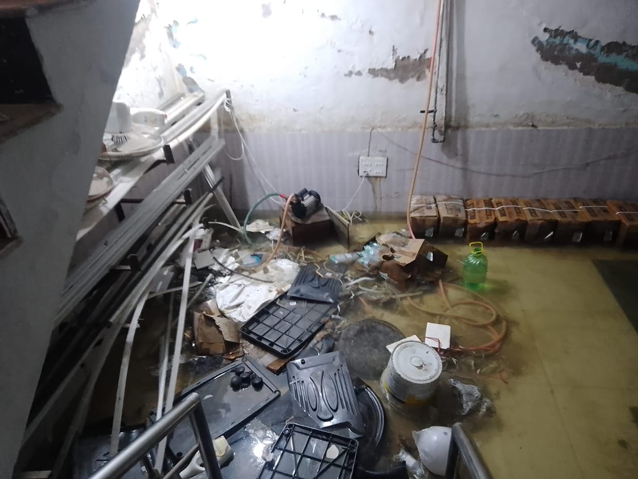 continue rain to problem of water in basement