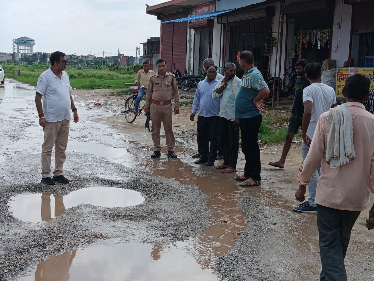 Road built worth Rs 1 crore disintegrated in six months
