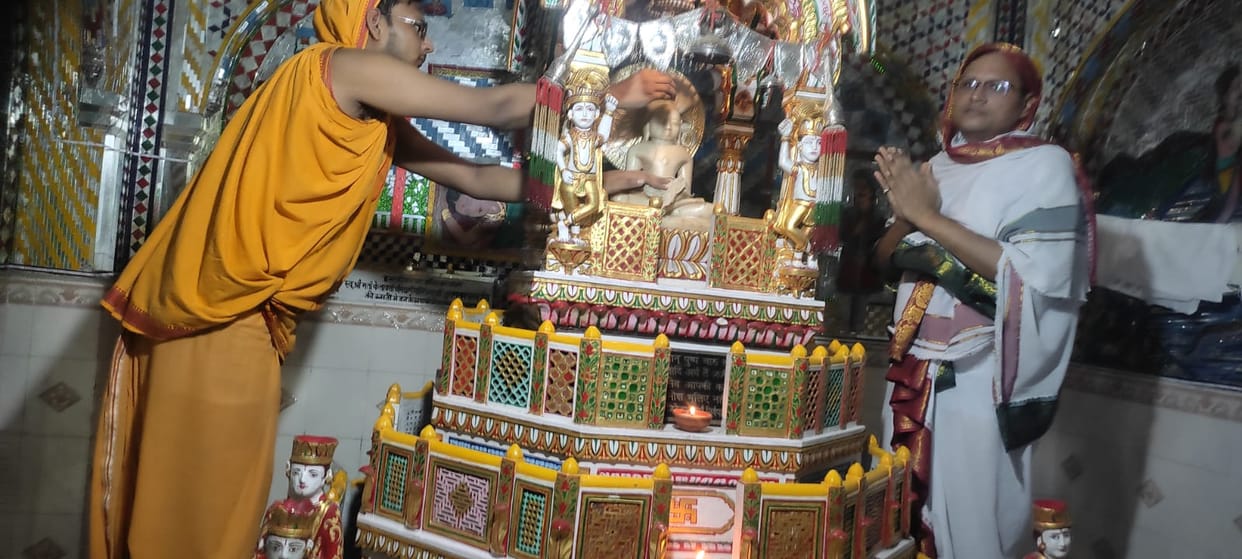 Nirvana Laddu offered on the Nirvana Festival of Tirthankara Parshvanath