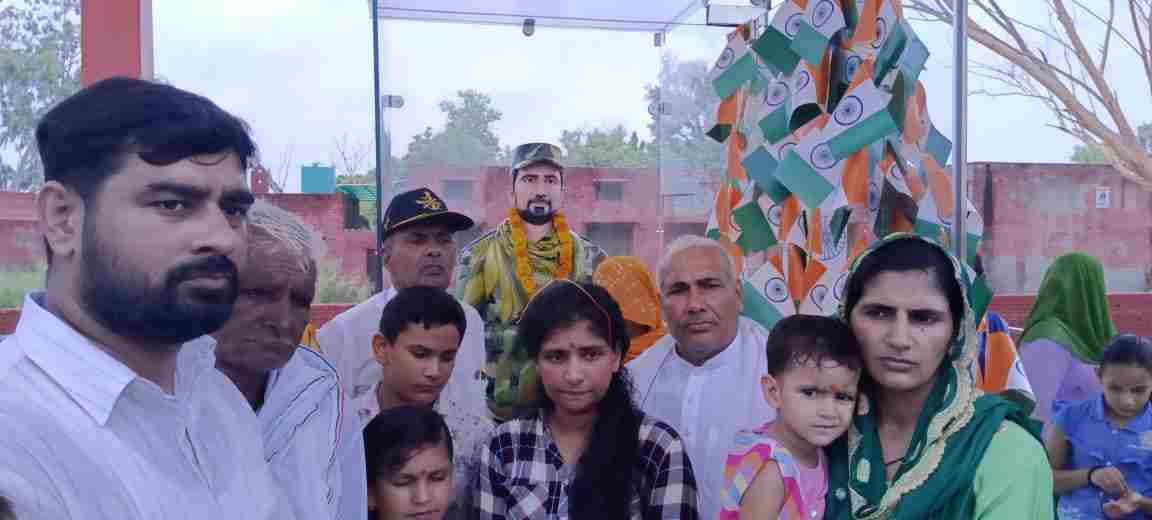 Sisters' eyes welled up in memory of their martyred brother