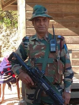 Baidhani's. funeral.held. military. honors. Delhi. today.