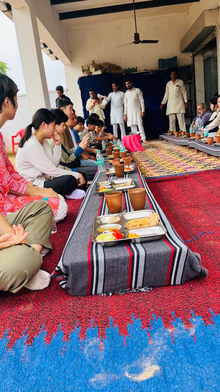 Japanese students learned the tricks of organic farming in Sehlanga